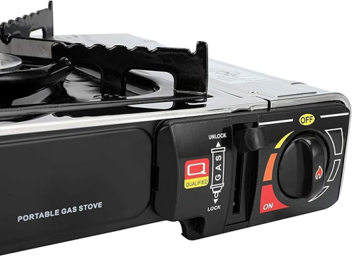 Imex portable gas stove with case - with 16 gas cartridges